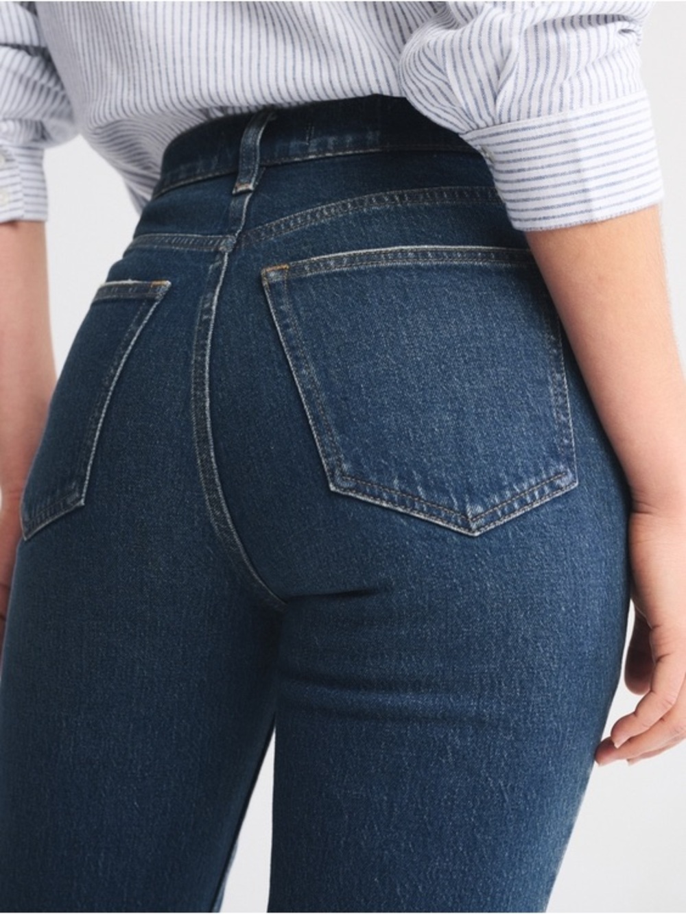 Abercrombie & Fitch Curve Love Slim Straight Ultra High Rise - Size 27 - Picture 10 of 12